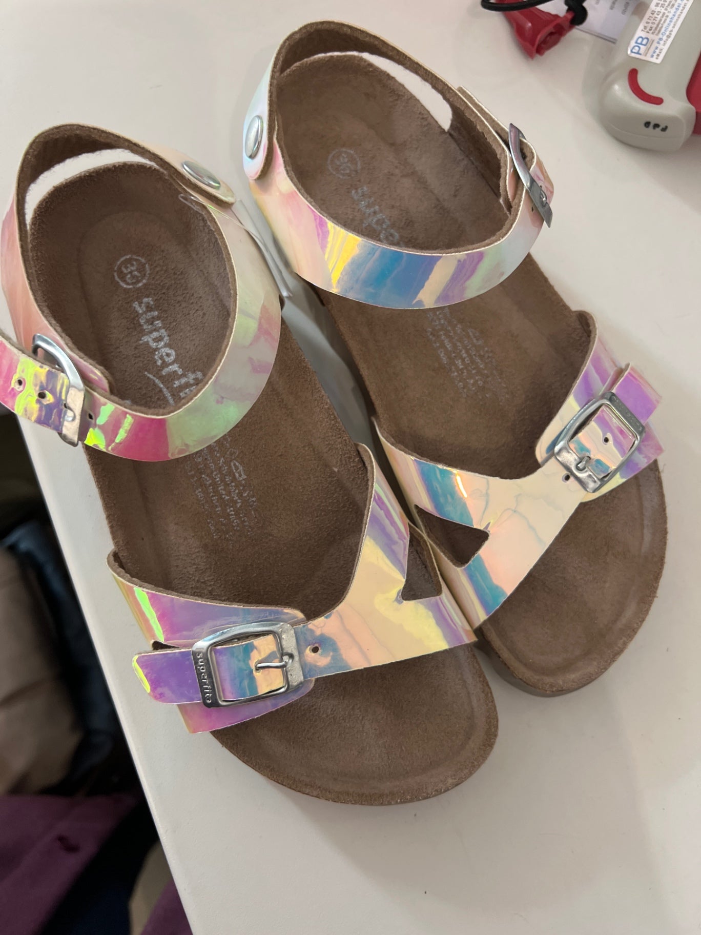 Superfit Sandalen Silber Gr.: 36