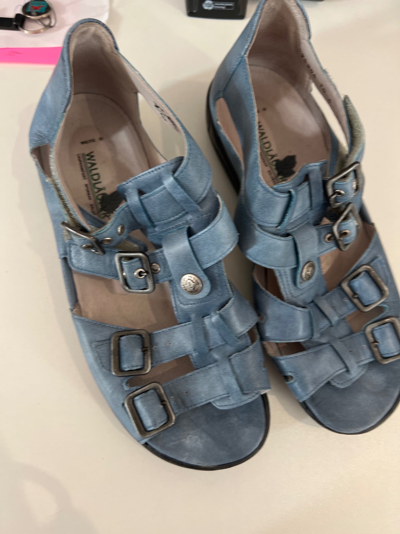 Waldläufer Sandalen Blau Gr.: 36