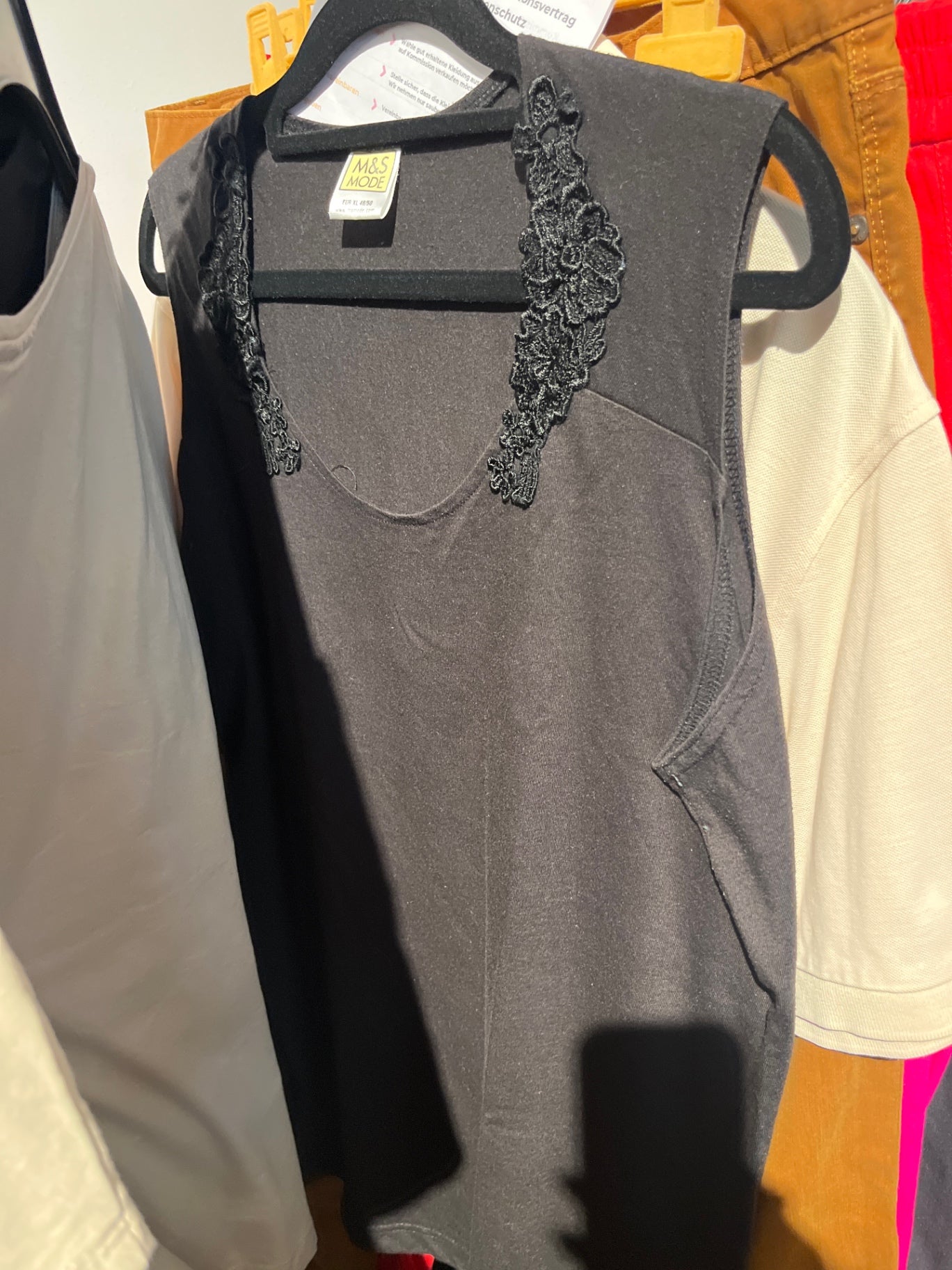 M&S MODE Top Schwarz Gr.: XL