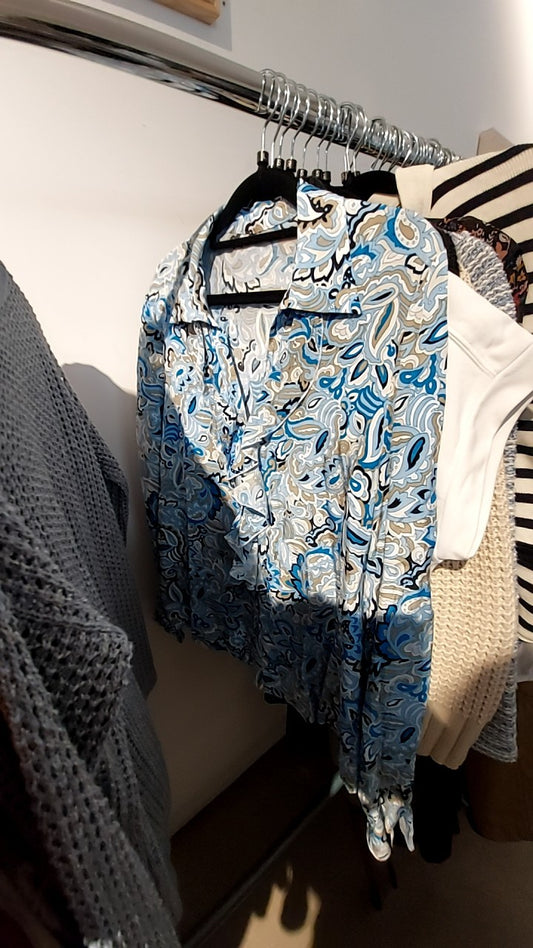 Bluse Blau Gr.: L