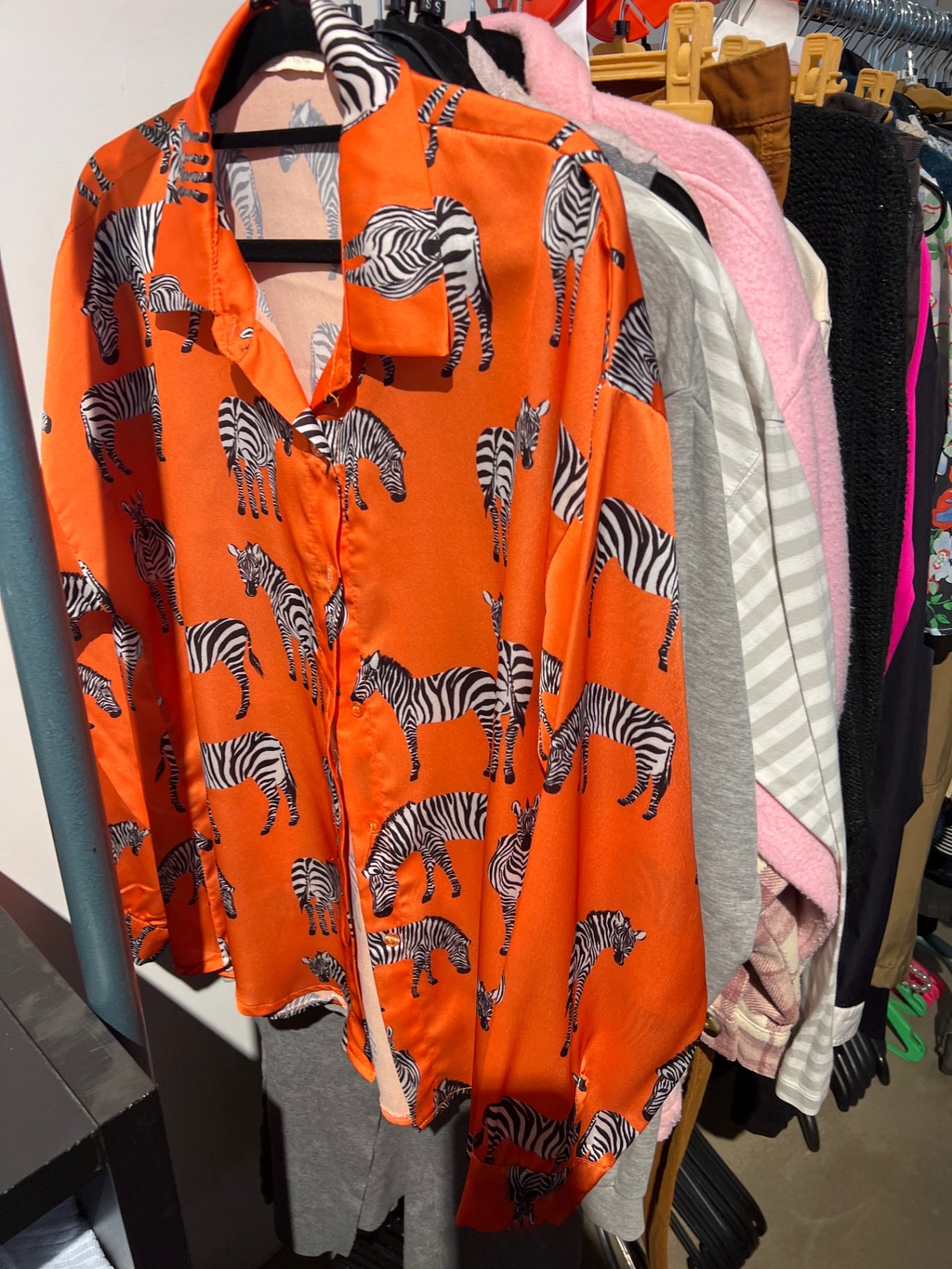 Triple Nine Bluse Orange Gr.: M
