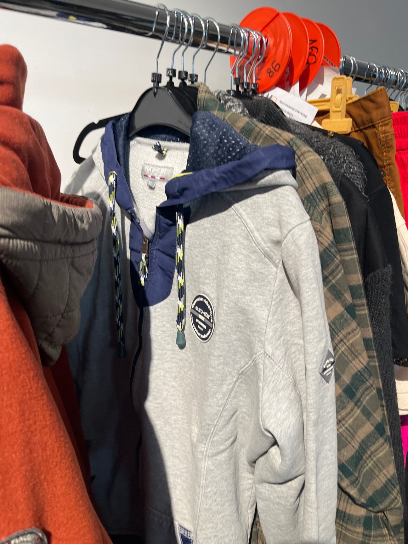 Euro Star Sweatjacke Grau Gr.: XL