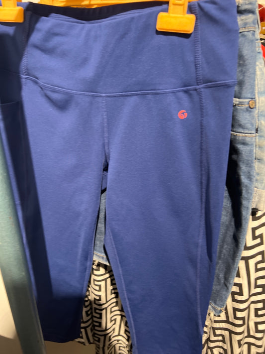 Tchibo Sportleggings 3/4 Blau Gr.: S