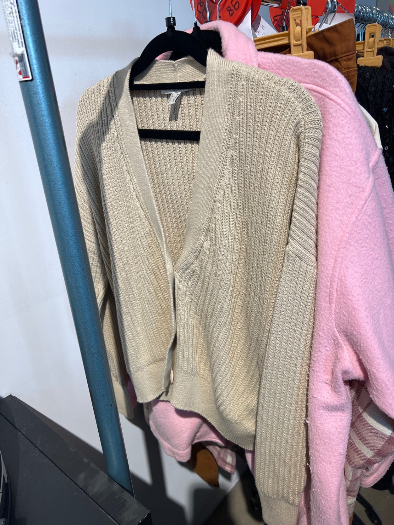 EDC Strickjacke Beige Gr.: S