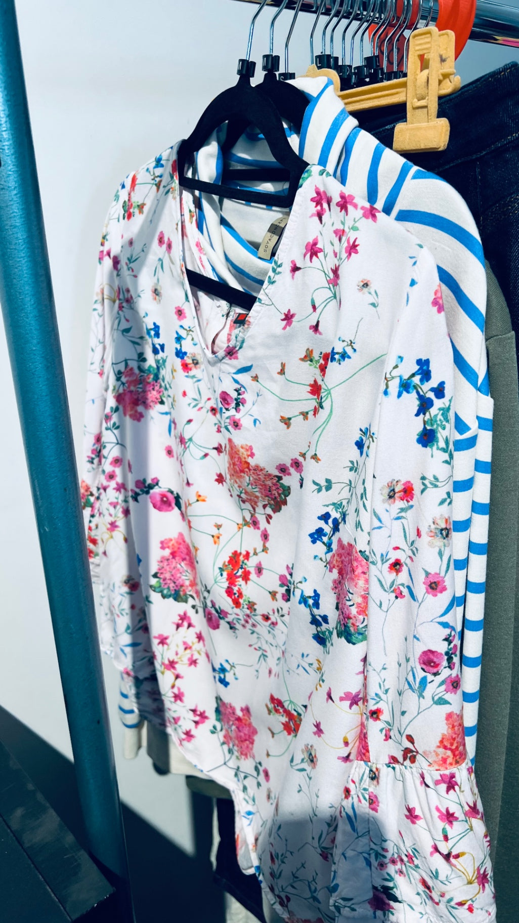 Street One Bluse Weiß Bunt Gr.: M