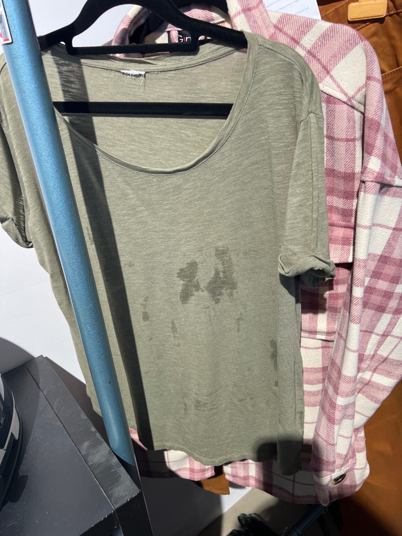 T-Shirt Olivgrün Gr.: M