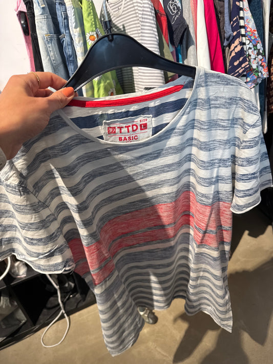 TTDL T-Shirt Gestreift Gr.: L