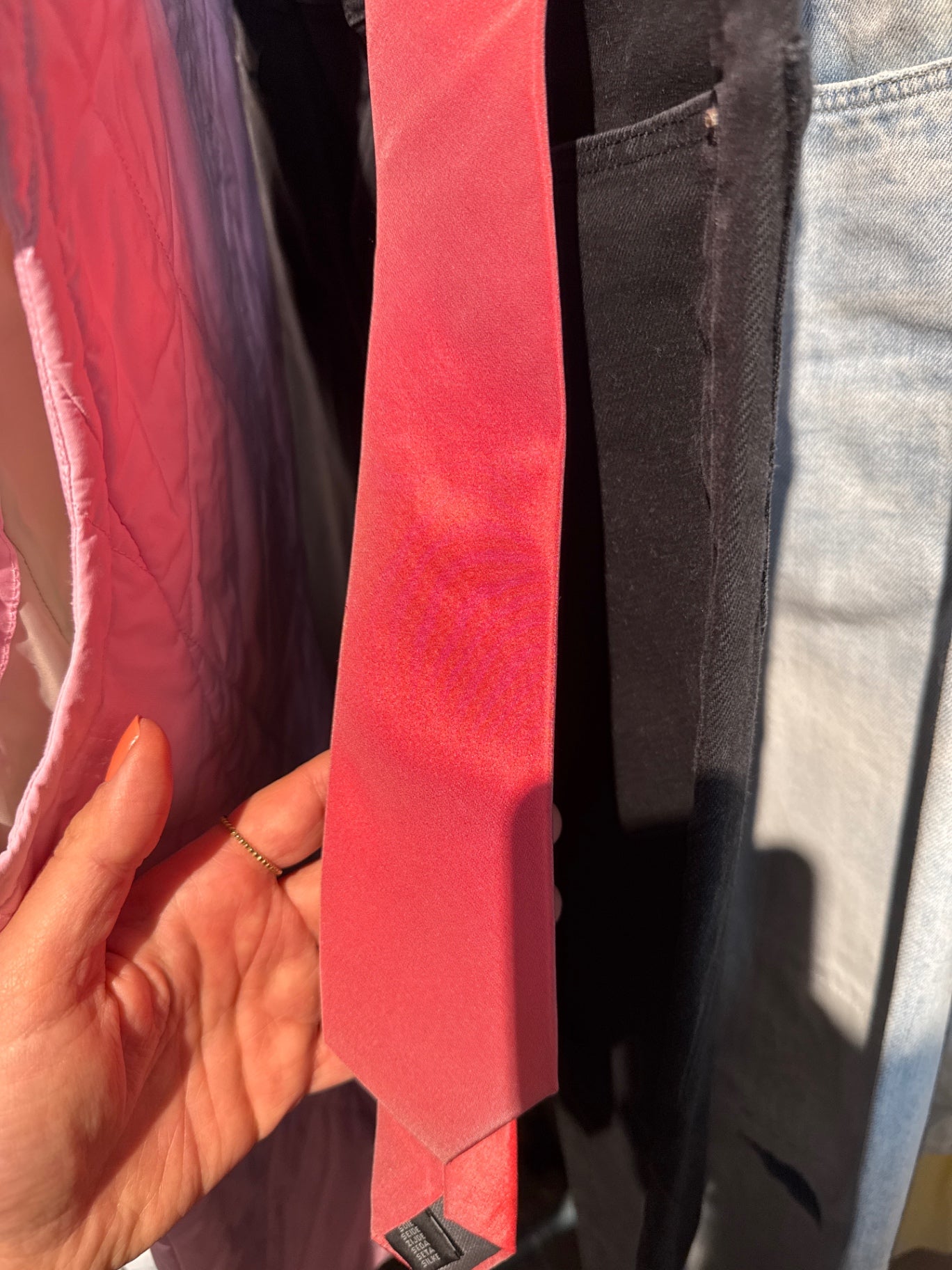 Jakes Krawatte Seide Pink 