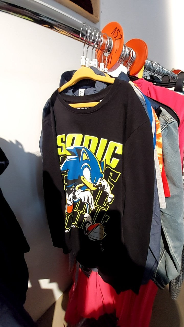 Sonic Sweatshirt Schwarz Gr.: 146/152