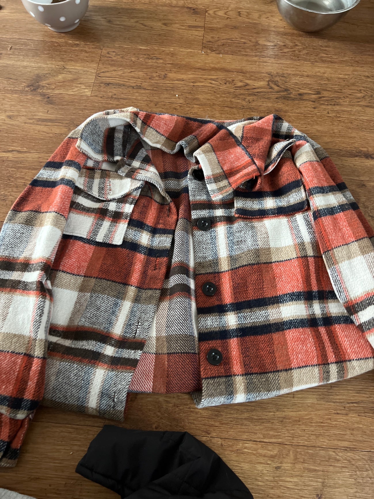 Jacke Kariert Gr.: M