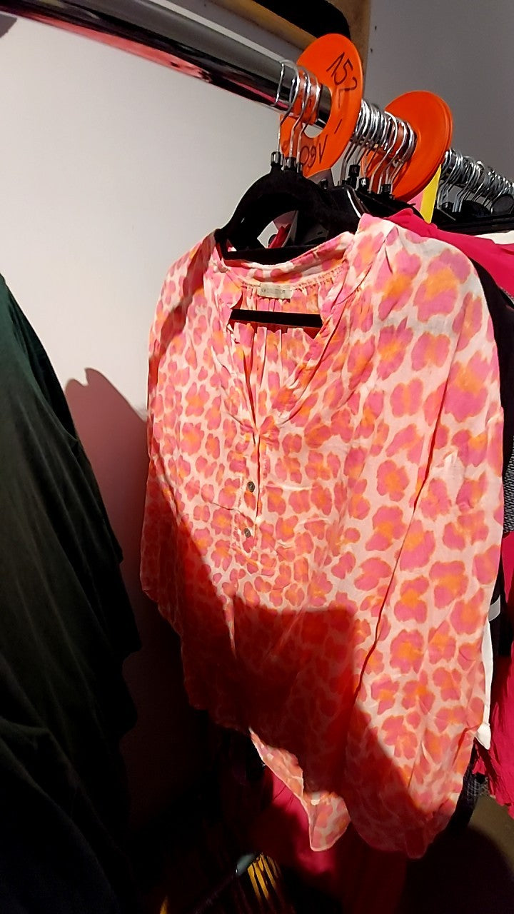 New Collection Bluse Pink/Orange Gr.: M