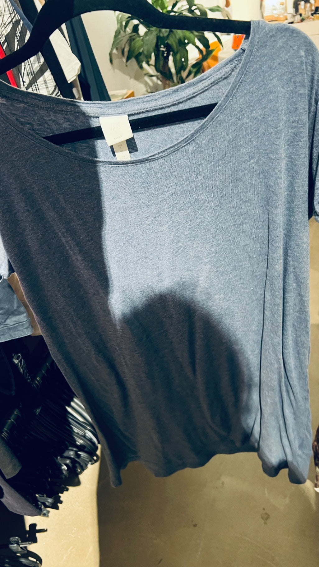 H&M T-Shirt Grau Gr.: S