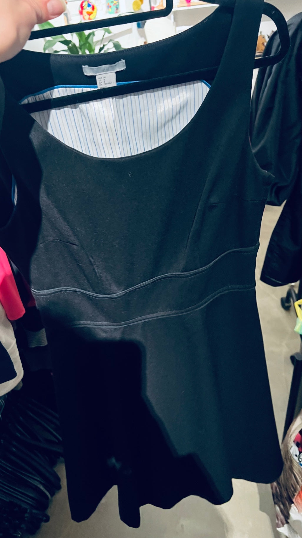 H&M Kleid Schwarz Gr.: M
