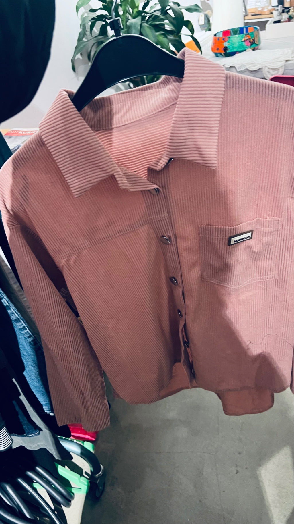 Momocod Jacke / Bluse Rosa Gr.: S