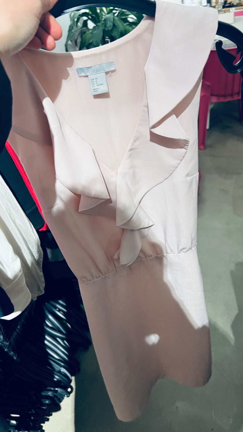 H&M Kleid Hellrosa Gr.: XS