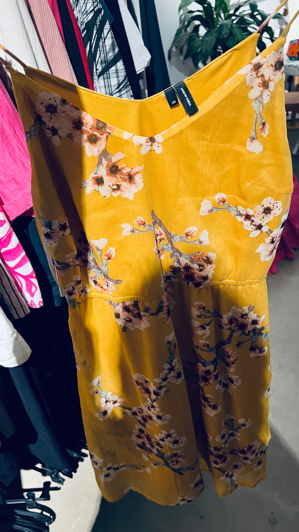 VERO MODA Kleid Gelb Gr.: XS