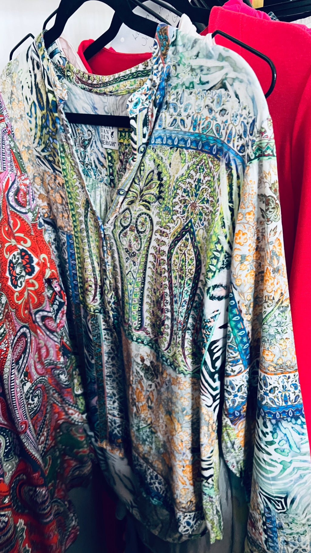 Emily van den Bergh Bluse Bunt Gr.: S