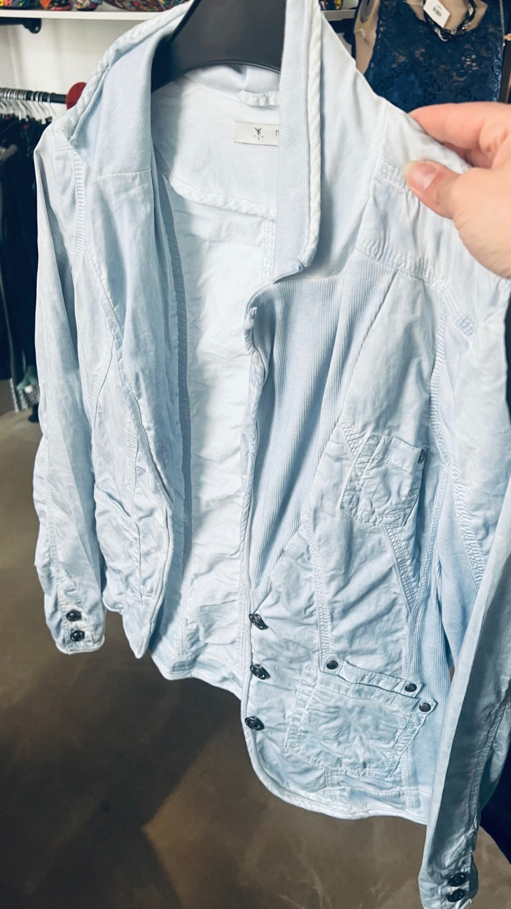 Monari Jacke Hellblau Gr.: S
