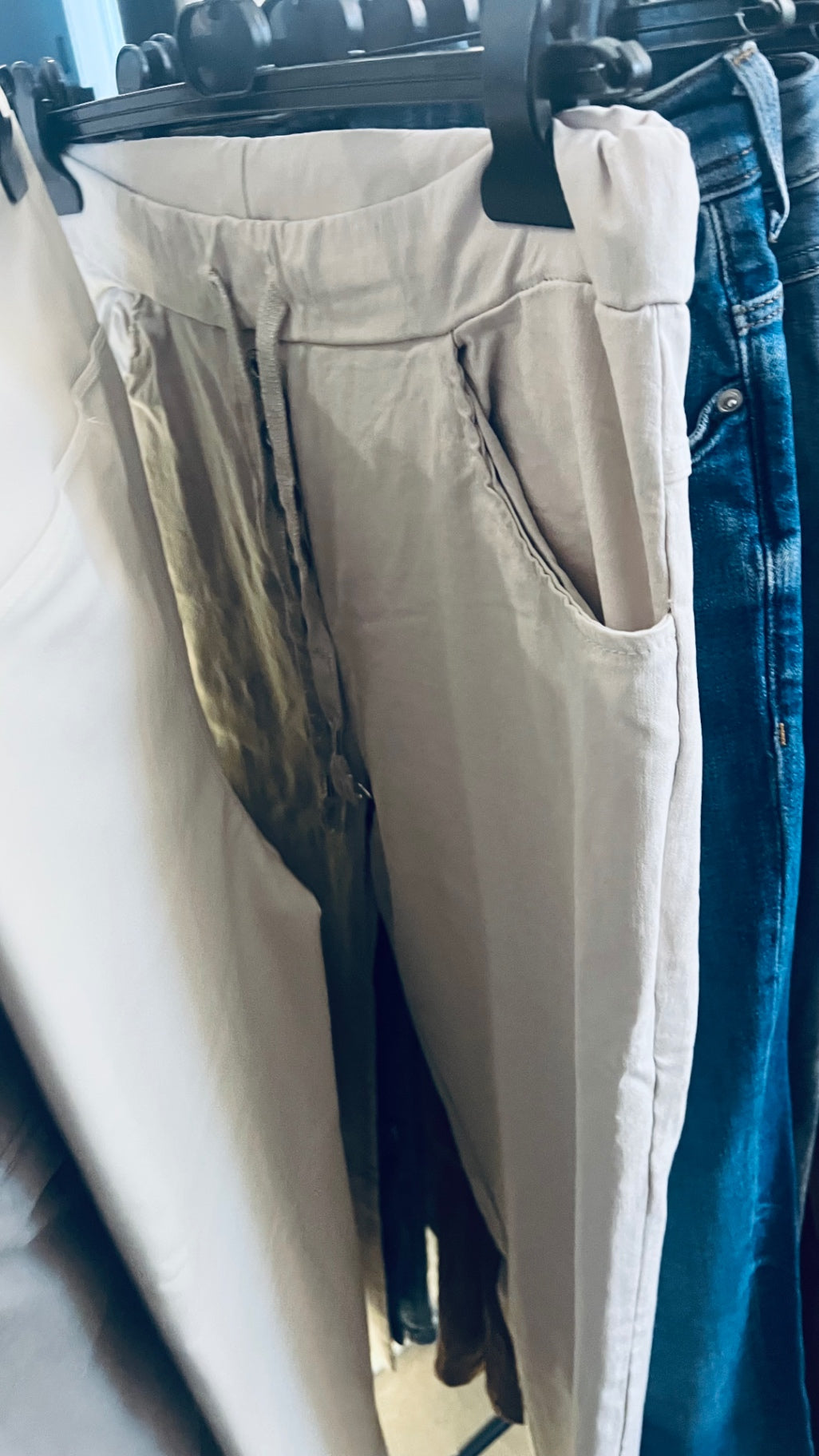 Made in Italy Hose Beige Gr.: L
