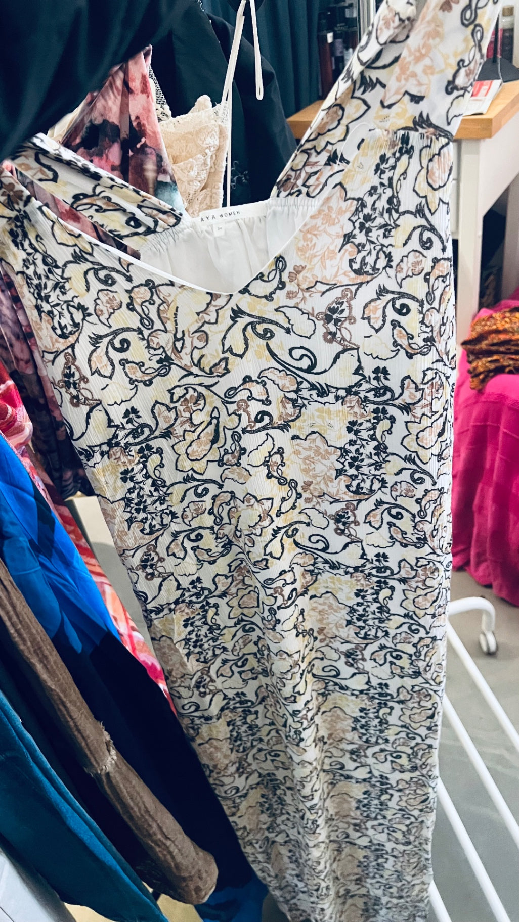 YAYA Kleid Weiß Gr.: XS