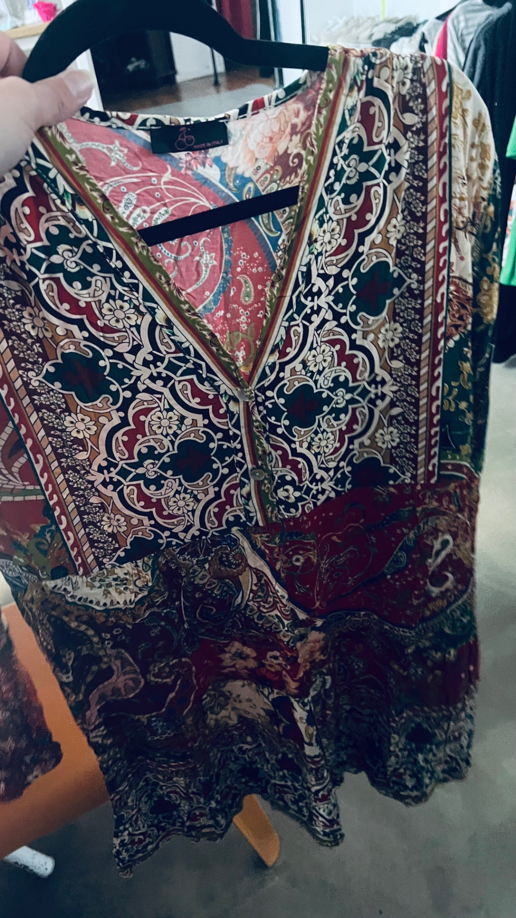 Made in Italy Bluse Multicolor Gr.: L