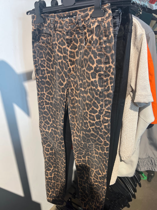 Amisu Jeans Leopardenmuster Gr.: M