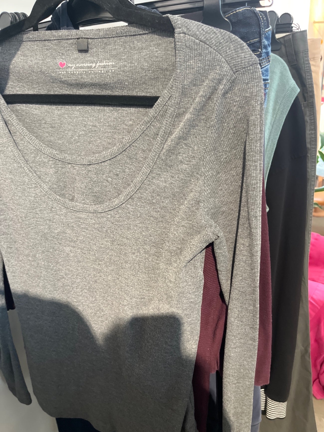 My Nursing Fashion Stillshirt Grau :L