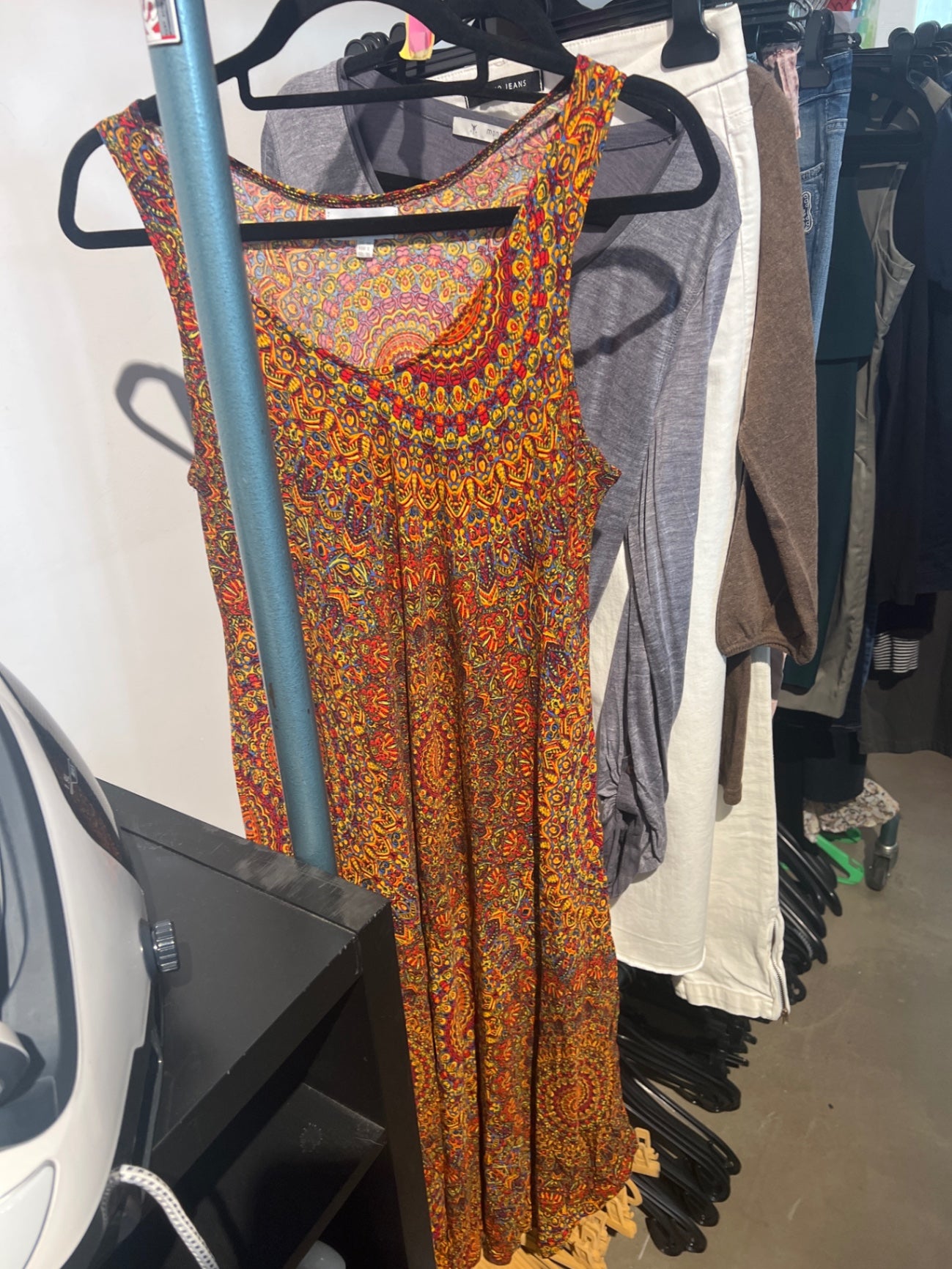 Apricot Kleid Bunt Gr.: L