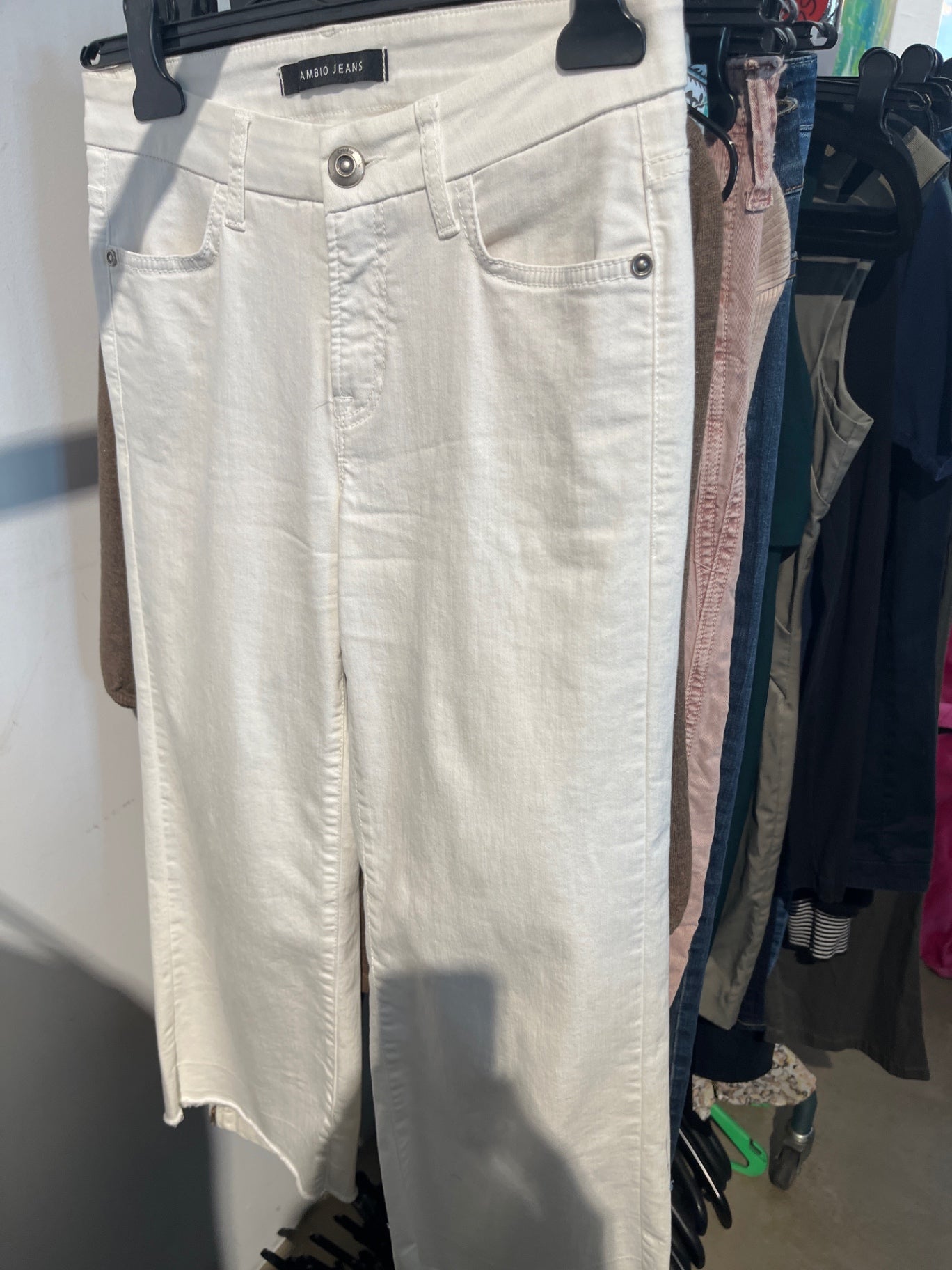 Cambio Jeans Weiß Gr.: S