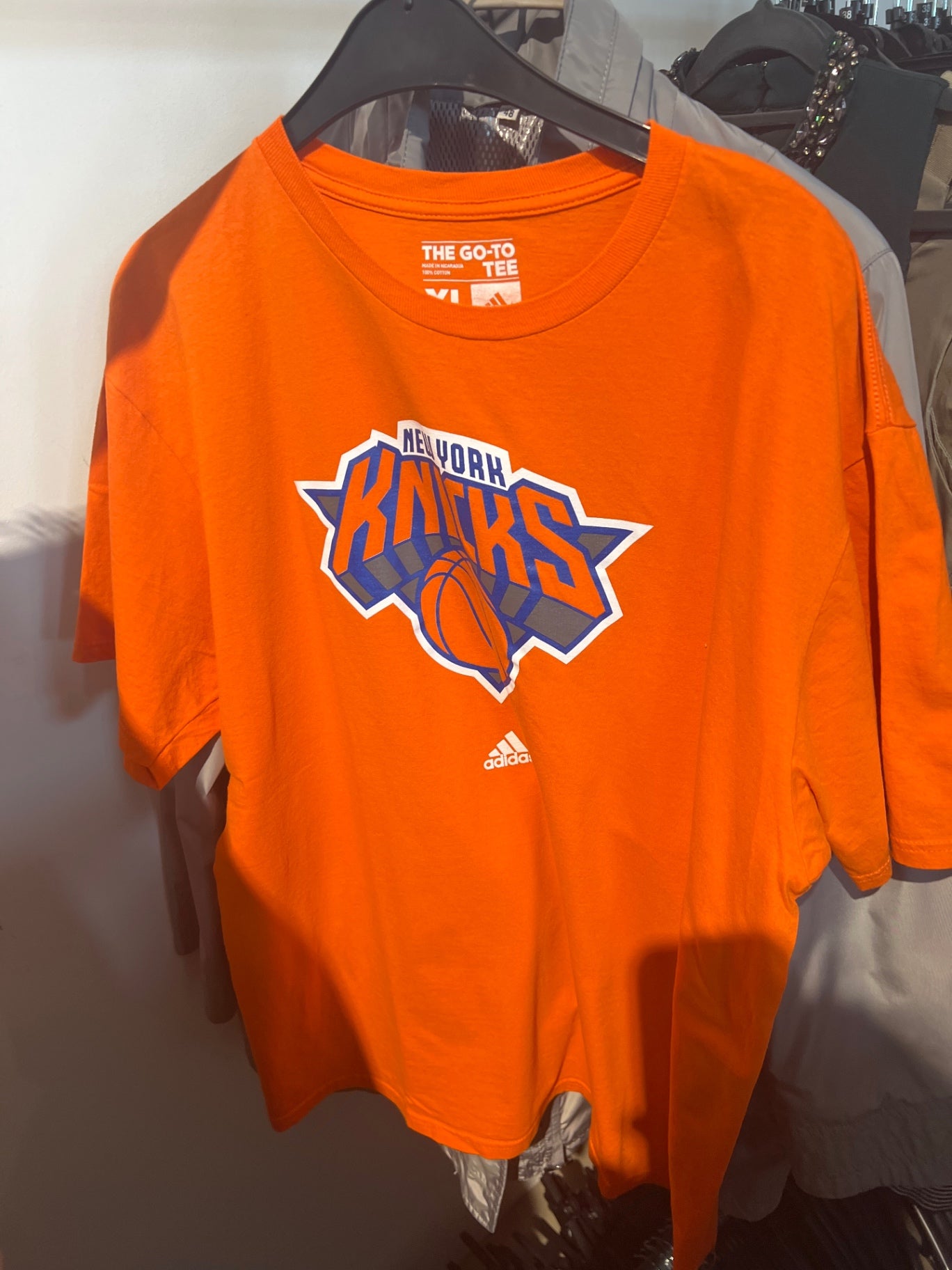 Adidas T-Shirt Orange Gr.: XL