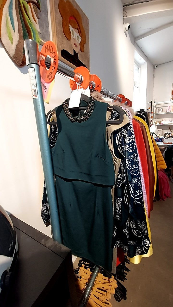 Coast Kleid Dunkelgrün Gr.: 36