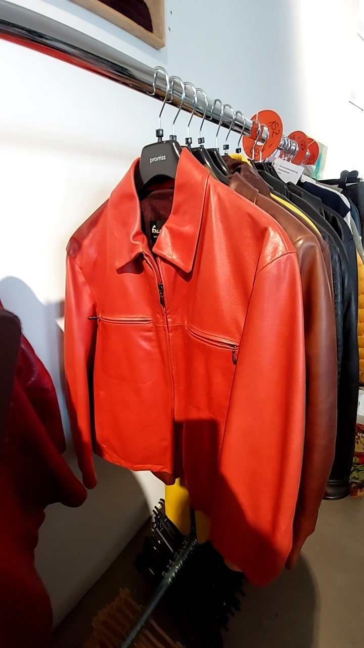 Galotti Lederjacke Rot Gr.: 48