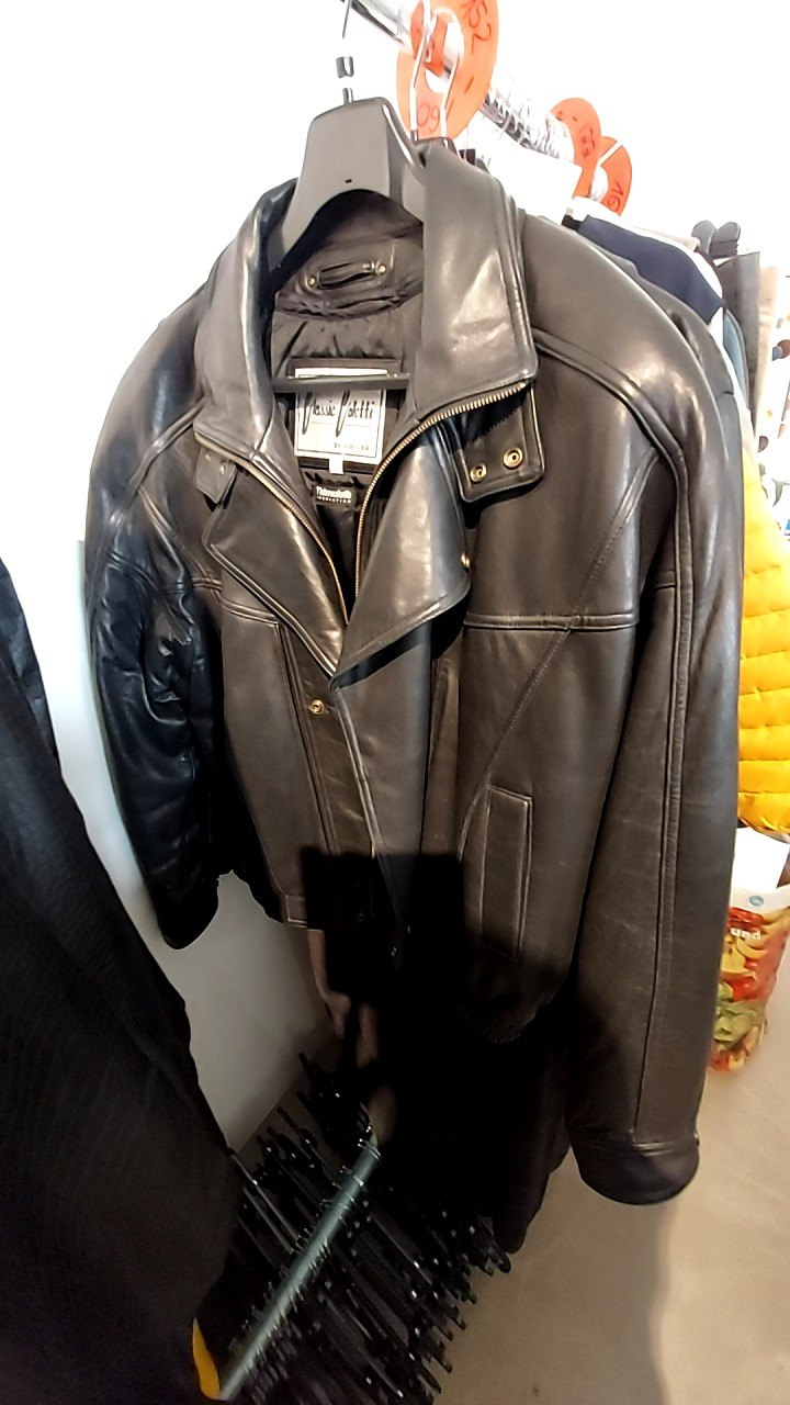 Classic Coletti Lederjacke Schwarz Gr.: L