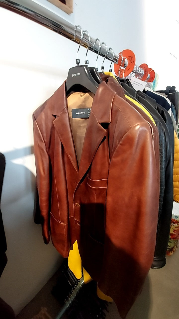 Gallotti Lederjacke Braun Gr.: 48