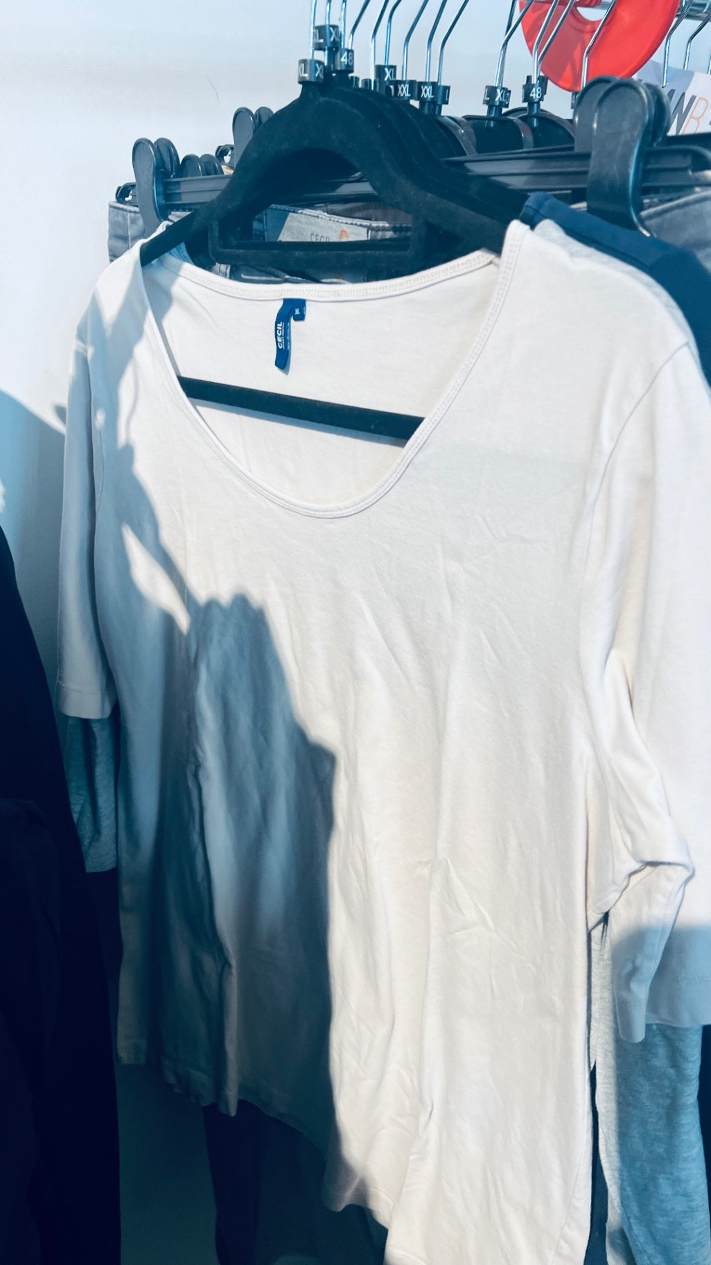 CECIL T-Shirt Beige Gr.: XL