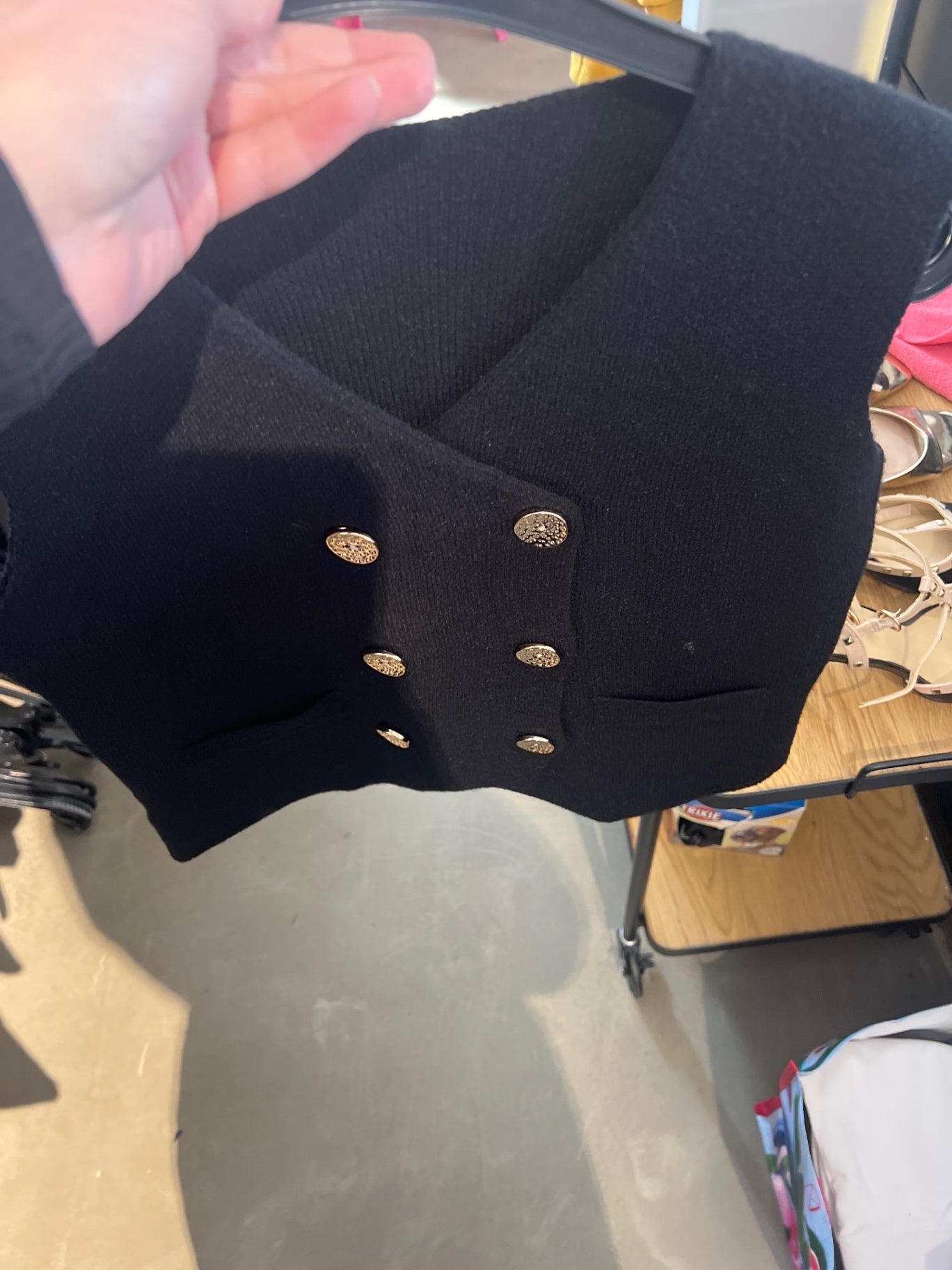 Weste Schwarz Gr.: M