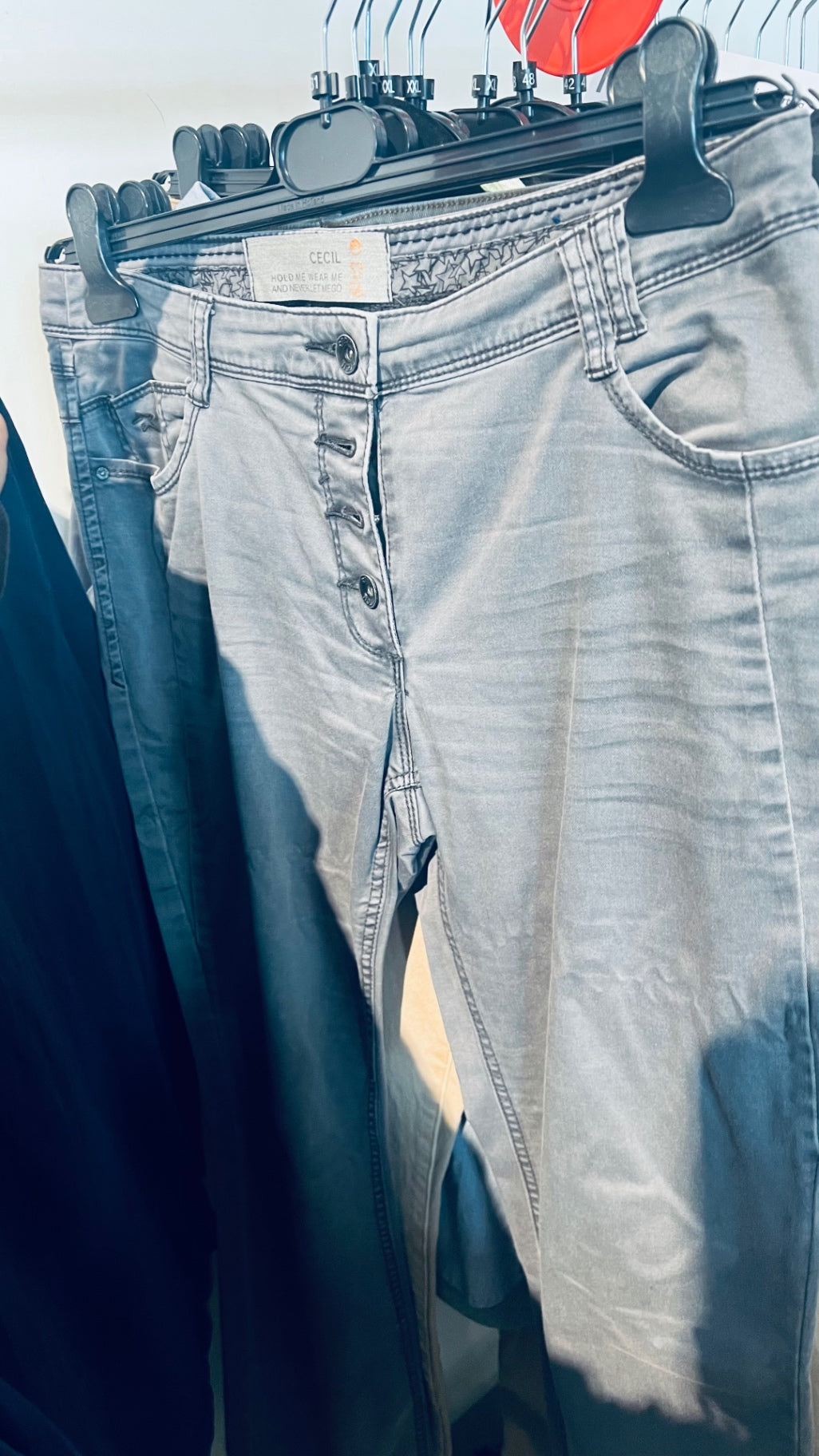 CECIL Jeans Hellgrau Gr.: 31