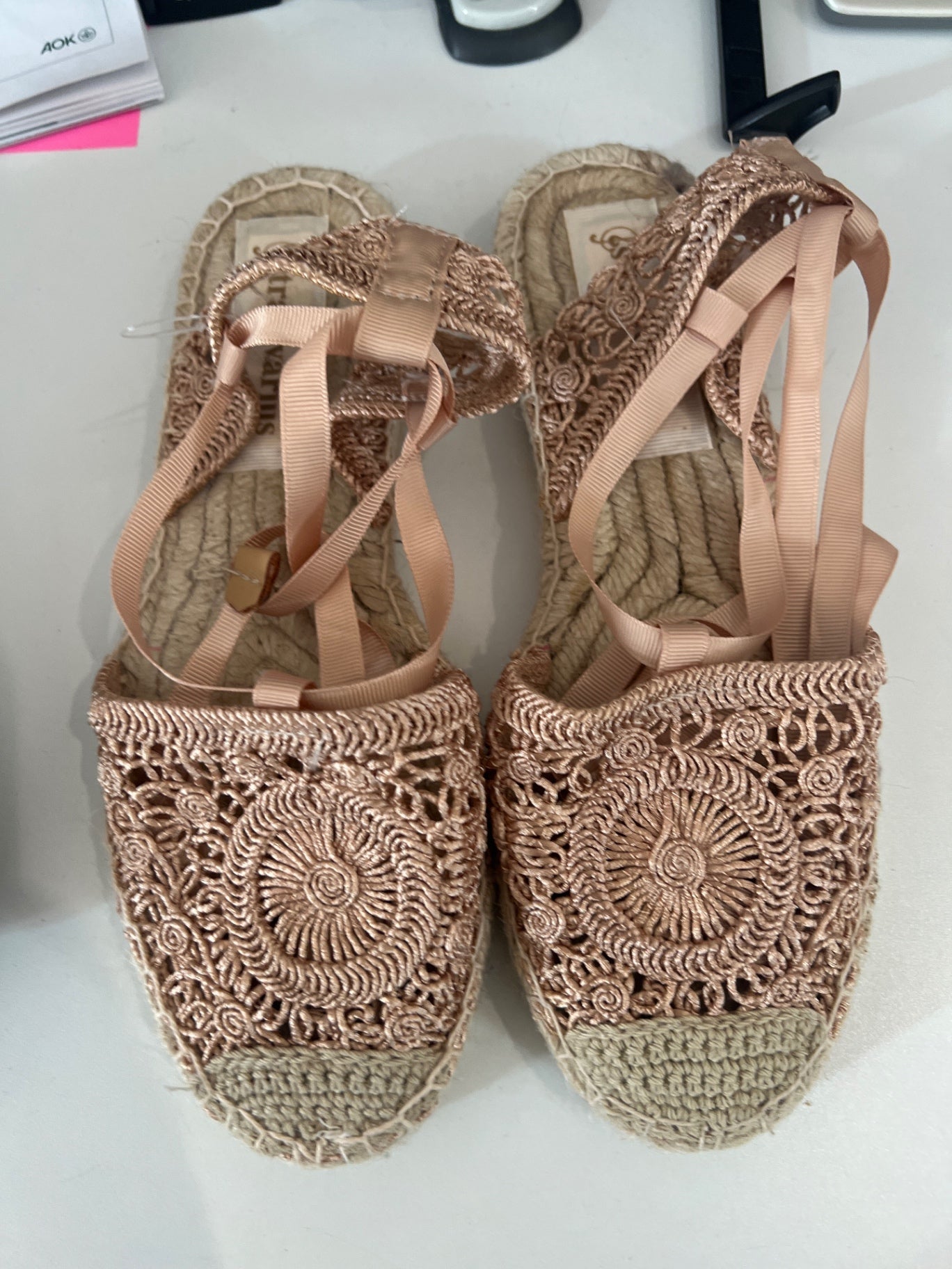 STRADIVARIUS Sandalen Beige Gr.: 37