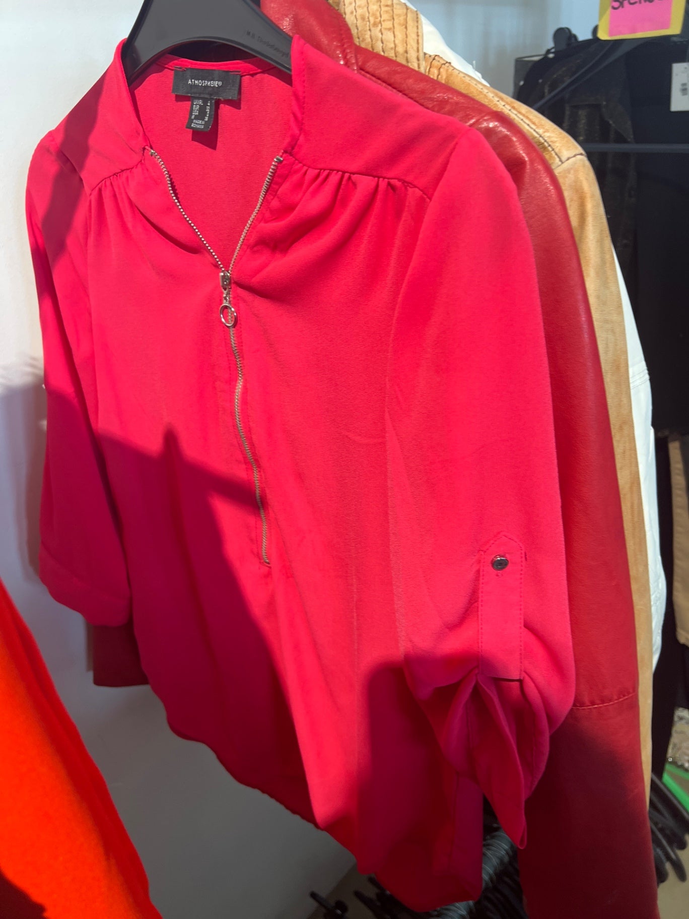 ATMOSPHERE Bluse Rot Gr.: XS