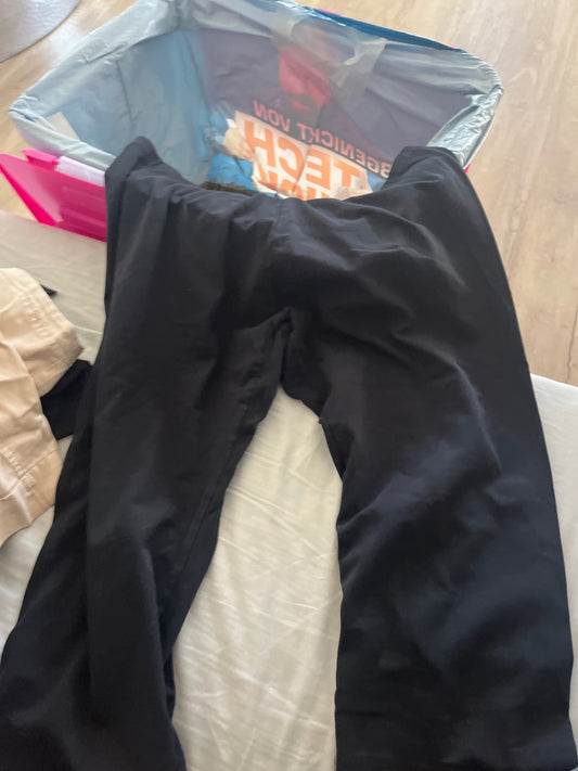 3/4 Leggings Schwarz Gr.: 46