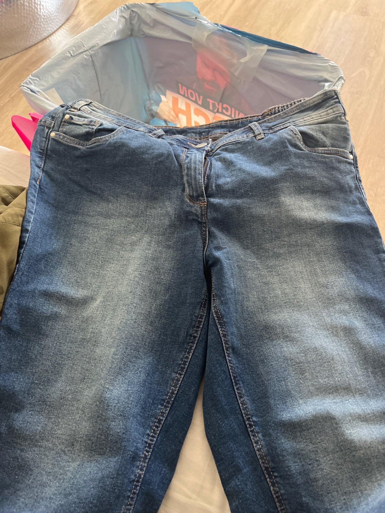 Up2fashion Jeansshorts Blau Gr.: 48