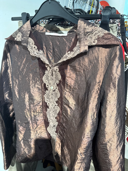 Bottega Bluse Bronze Gr.: M
