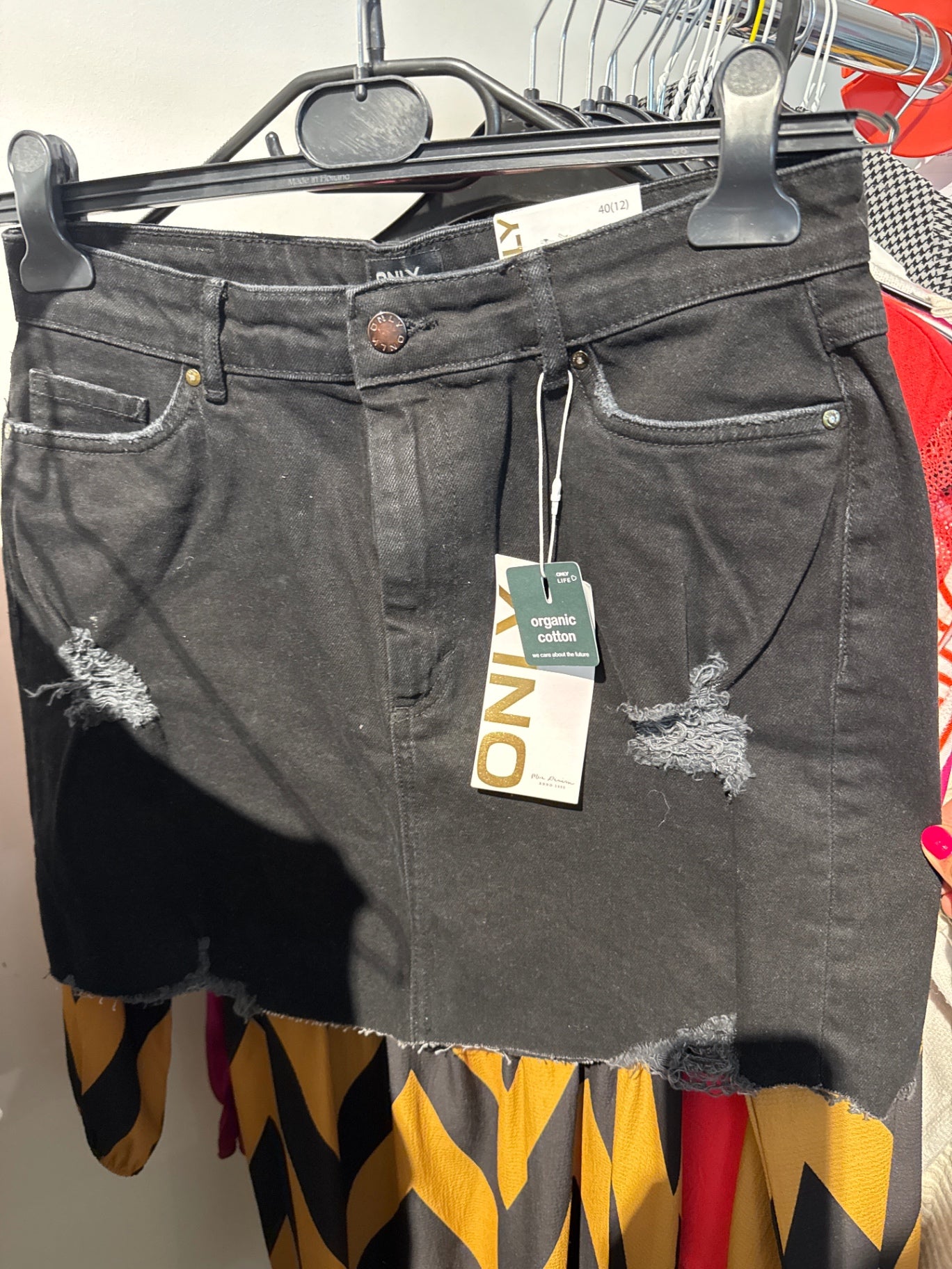 ONLY Jeansrock Schwarz Gr.: 4