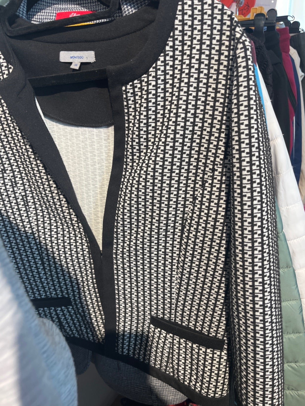 MONTEGO Blazer Schwarz weiß: S