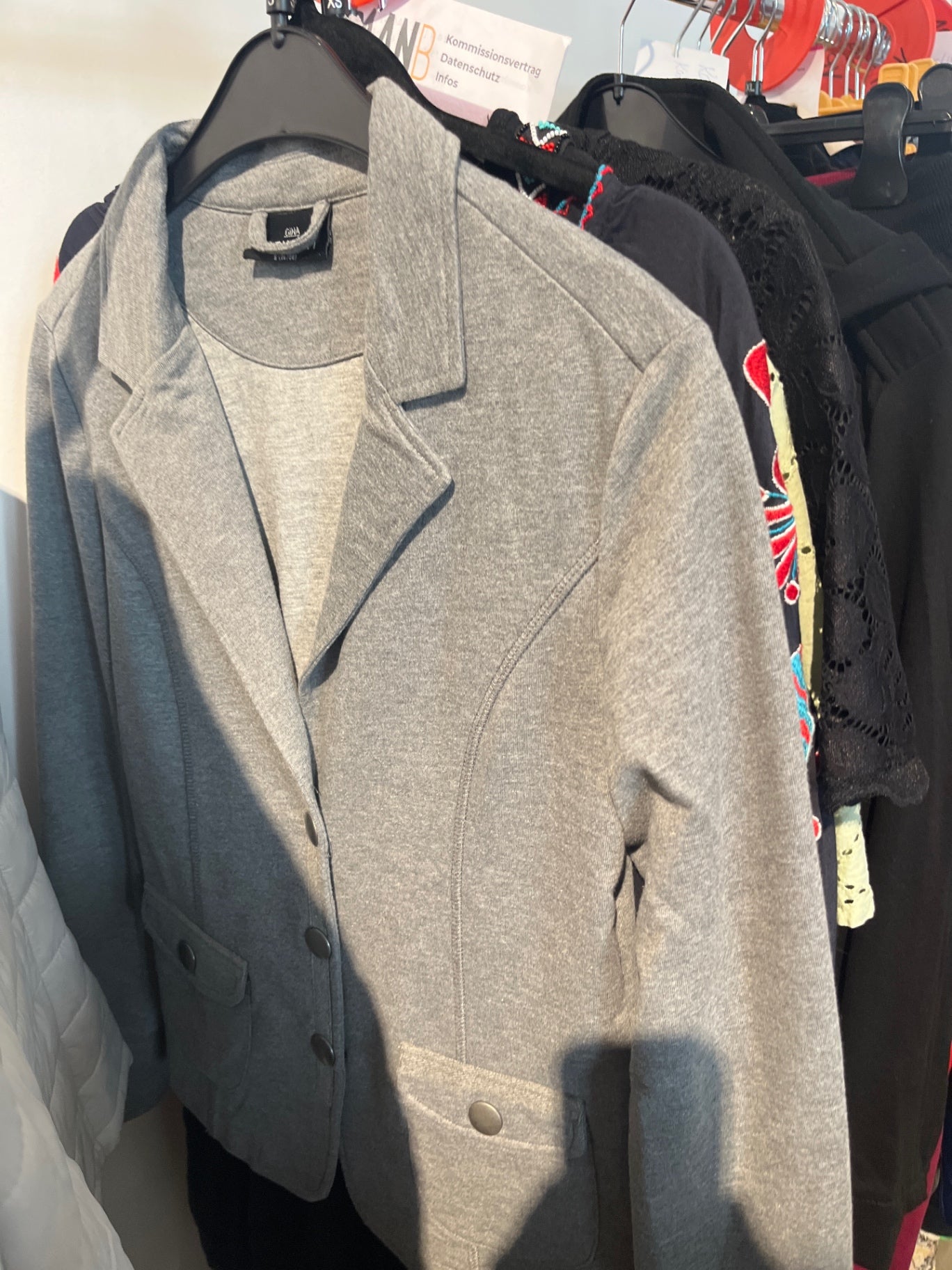 Gina Benotti Sweatblazer Grau Gr.: S