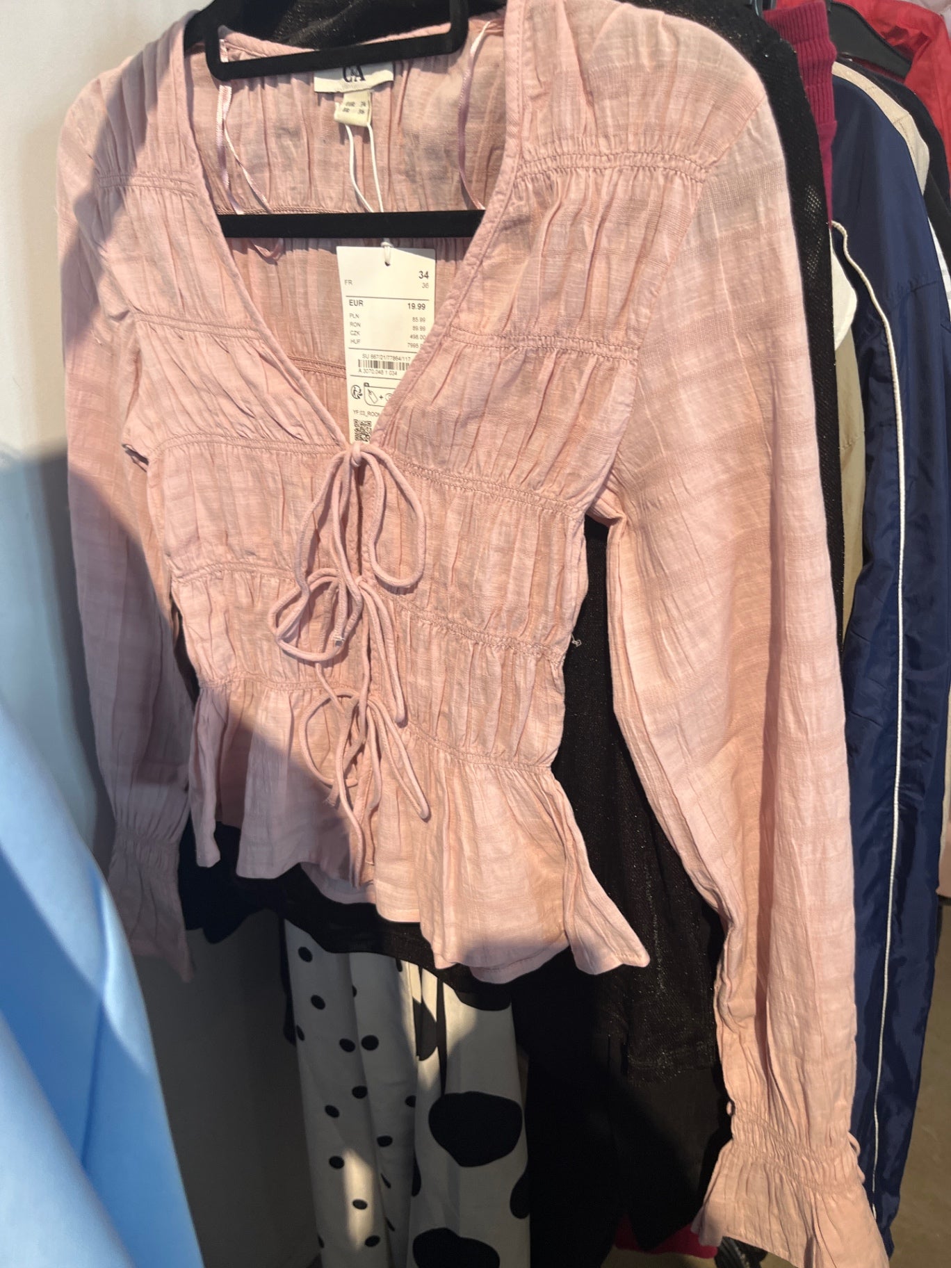 C&A Bluse Rosa Gr.: XS /S