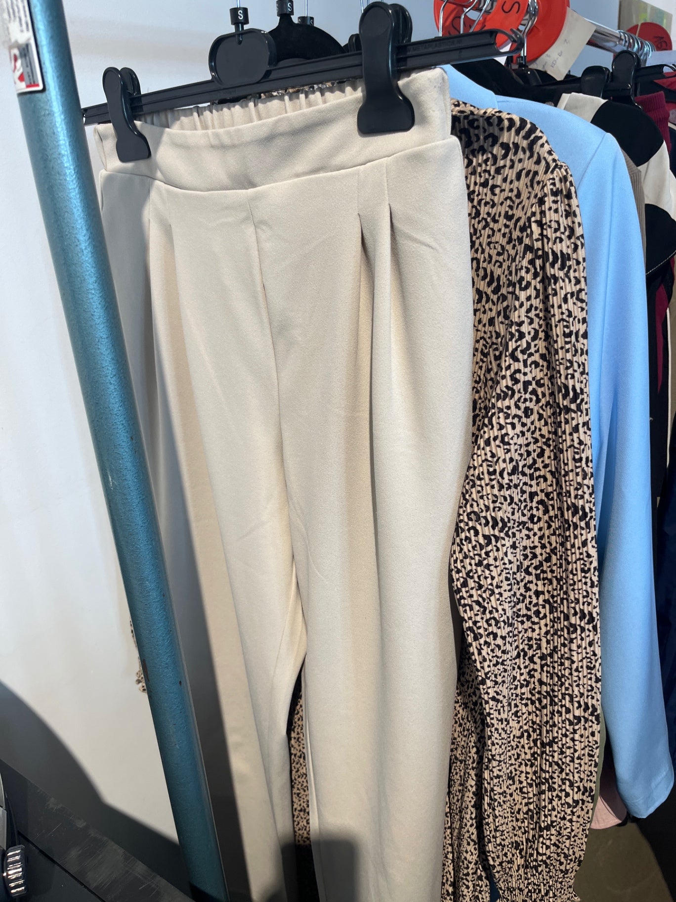 RESERVED Stoffhose Beige Gr.: S