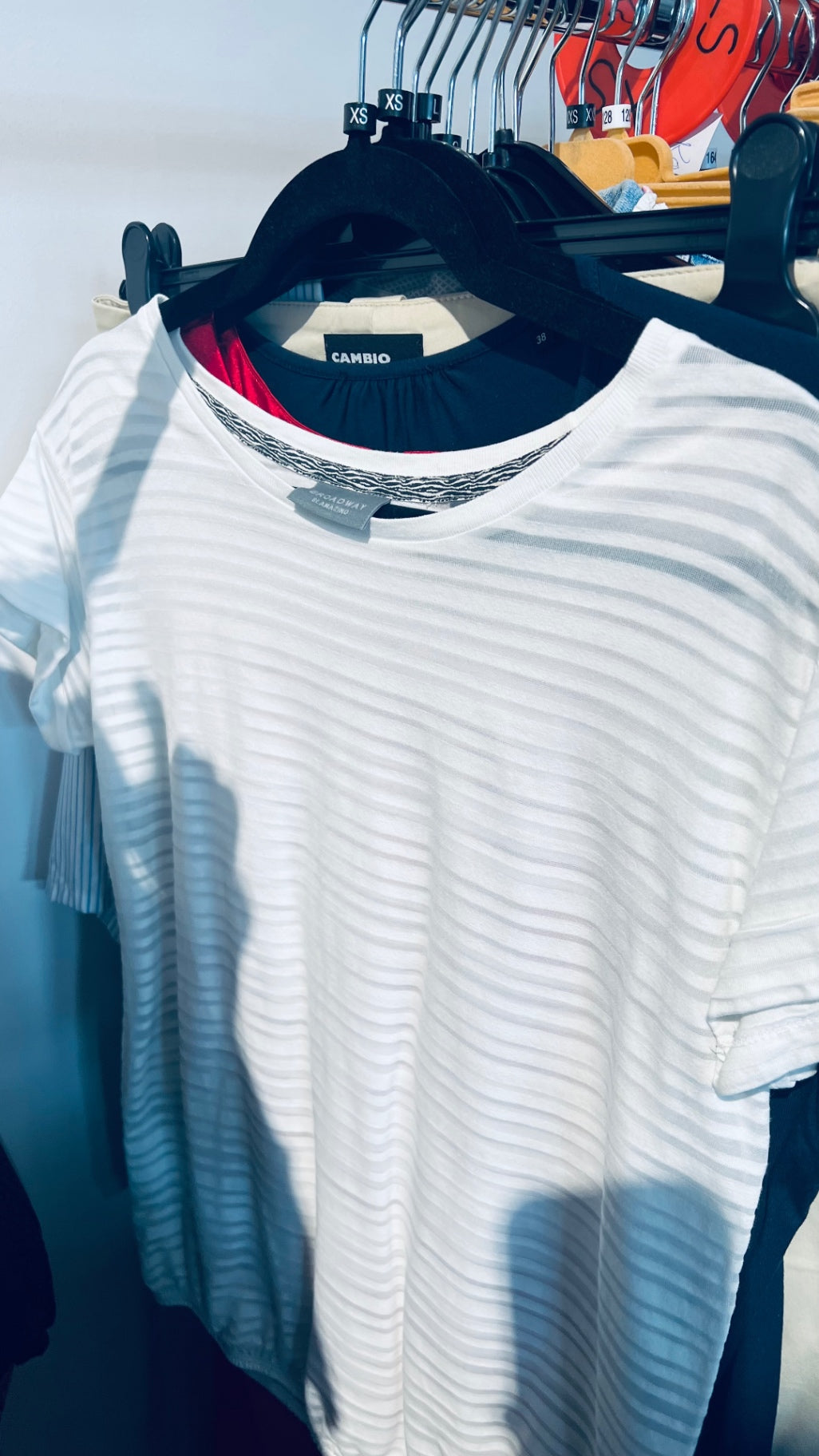 BROADWAY T-Shirt Weiß Gr.: XS