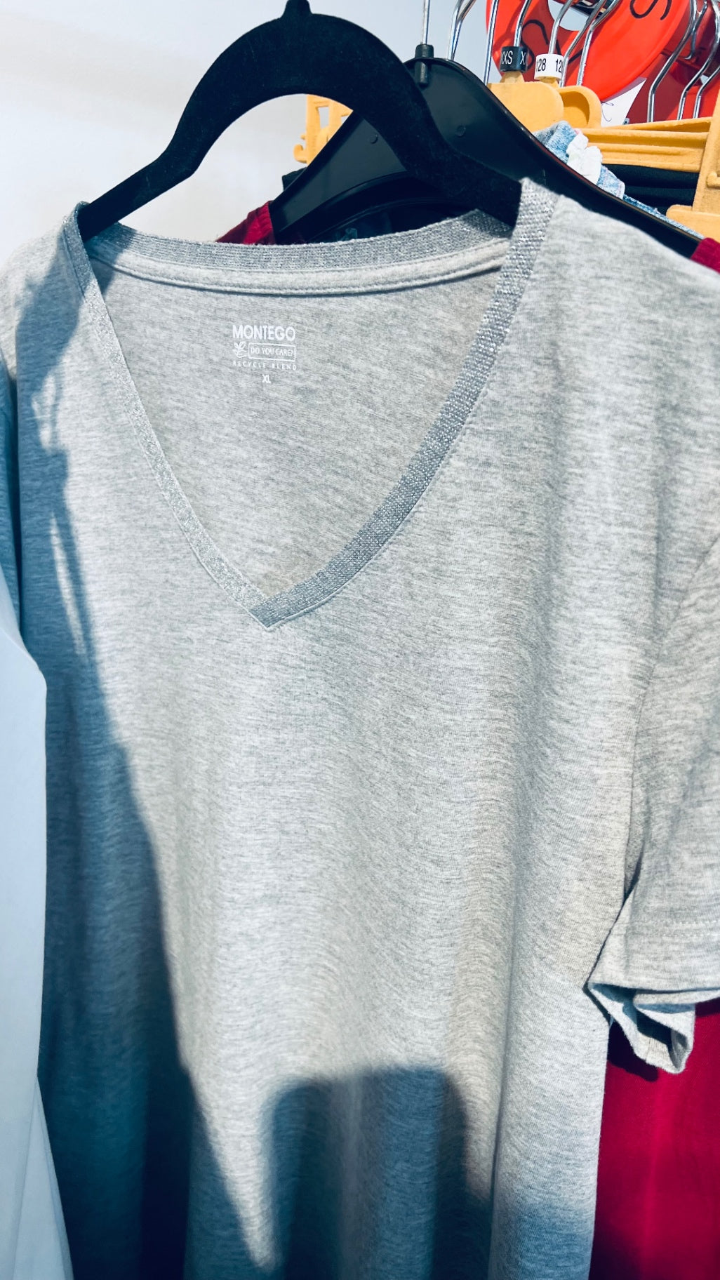 MONTEGO T-Shirt Grau Gr.: XL