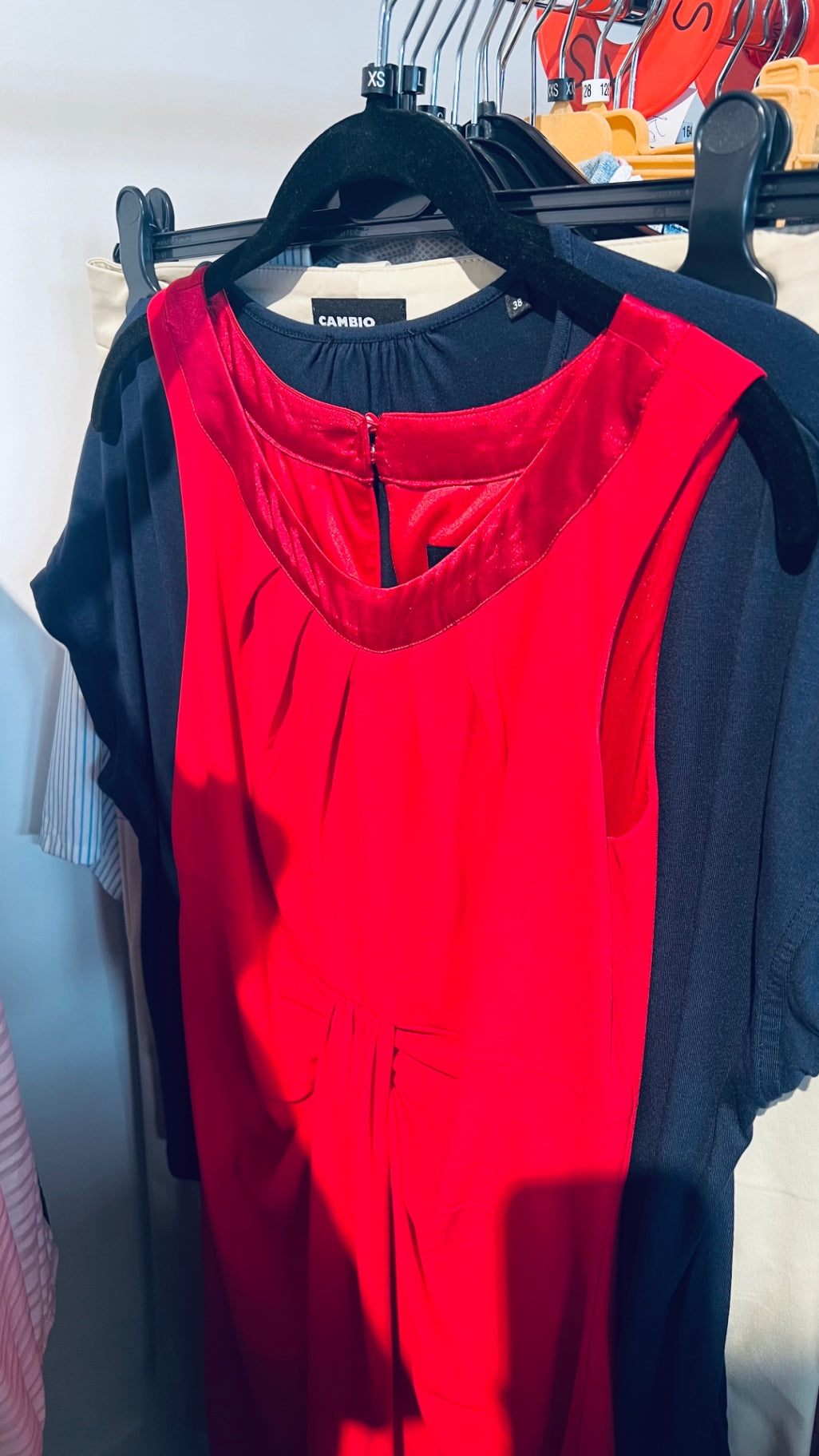 Comma Kleid Rot Gr.: XS